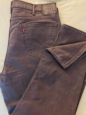 MENS Levi's 541 Relaxed Straight Jeans in Dark charcoal